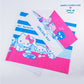 Sanrio Characters Party Time Taiwan Hong Ya Hamburgers Limited 120 x 60cm & 60 x 30cm Towel Set