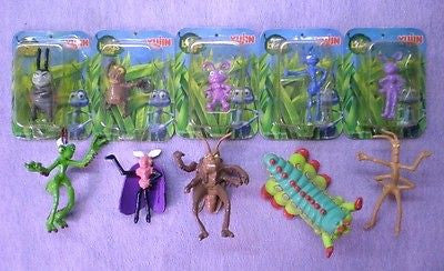 Yujin Disney Pixar A Bug's Life Gashapon Capsule 10 Mini Figure Set - Lavits Figure
 - 1