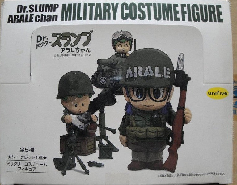 Unifive Dr Slump Arale Chan Military Costume 5+1 Secret 6 Figure Set - Lavits Figure
 - 1