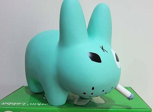 Bounty Hunter BxH 2006 Frank Kozik Smorkin Labbit Powder Blue SDCC Ver 10" Vinyl Figure