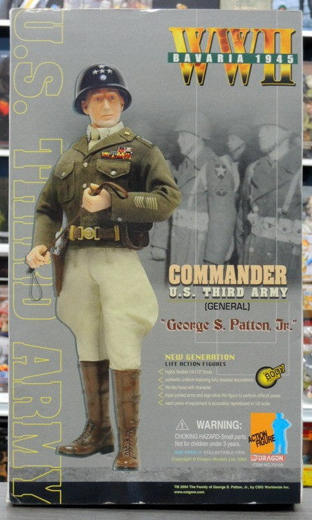 Dragon 12" 1/6 WWII Bavaria 1945 Commander U.S. Third Army George S. Patton Jr. Action Figure - Lavits Figure
 - 1