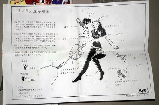 Musasiya 1/8 Takahashi Rumiko Ranma 1/2 Ukyo Kuonji Cold Cast Model Kit Figure - Lavits Figure
 - 1