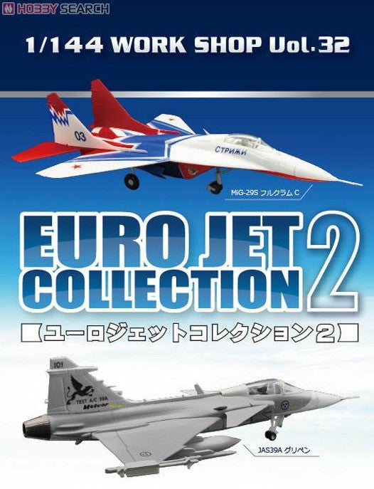 F-toys 1/144 Work Shop Vol 32 Euro Jet Collection 2 MiG-29S JAS39A 10 Trading Figure Set - Lavits Figure
 - 2