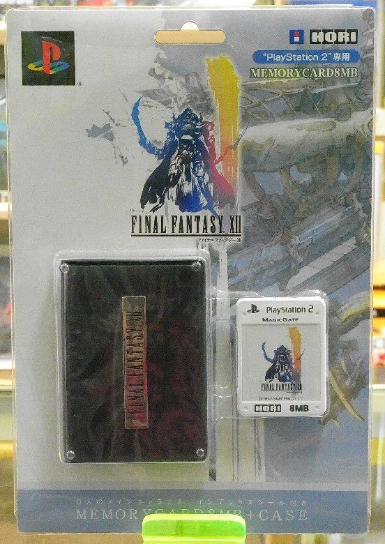 Hori Final Fantasy XII 12 PlayStation 2 PS2 Memory Card 8MB Case