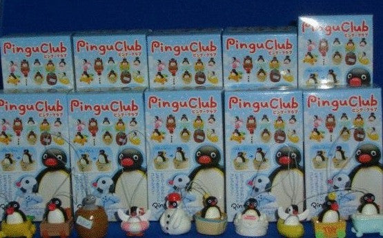 Bandai Pingu Penguin Club 20 Mini Trading Figure Set