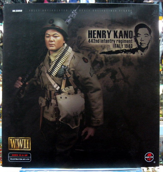 Soldier Story 1/6 12" WWII 442nd Infantry ReGiment Italy 1943 Henry Kano Action Figure - Lavits Figure
 - 1
