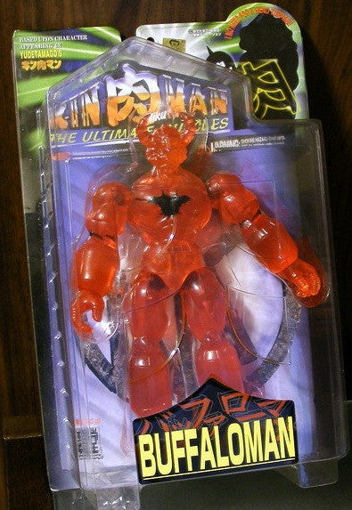 Romando Yudetamago's Kinnikuman The Ultimate Muscles Buffaloman Crystal Oranger Ver Action Figure Used - Lavits Figure
