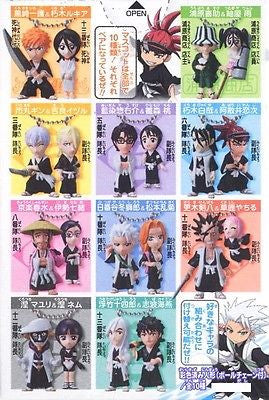 Bandai Bleach Capsule Gashapon Soul Mascot Part 1 10 Full Mini Figure Set - Lavits Figure
