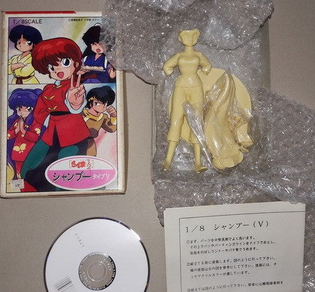 Musasiya 1/8 Takahashi Rumiko Ranma 1/2 Shampoo Type V Cold Cast Model Kit Figure - Lavits Figure
 - 2