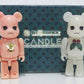 Medicom Toy 2003 Be@rbrick 100% Xmas Christmas Twin Candle Figure Set - Lavits Figure
 - 1