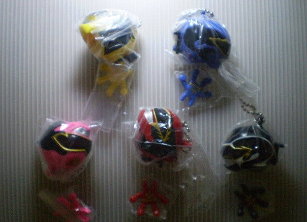 Bandai Power Rangers Megaforce Goseiger 5 Mascot Strap Figure Set - Lavits Figure
 - 1