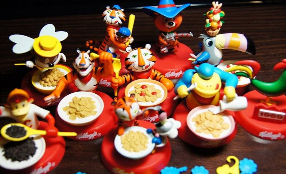 Kellogg's 10 Ten Collection 10 Figure Set Used