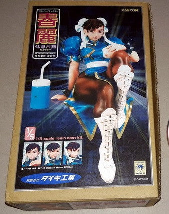 Daiki Kougyou 1/5 Capcom Street Fighter Chun Li Resin Cold Cast Model Kit Figure - Lavits Figure
 - 2