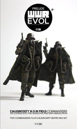 ThreeA 3A Toys Ashley Wood WWRp Evol Caliginosity N.O.M Field Commander 01 & 02 6" Vinyl Figure Set - Lavits Figure
 - 1