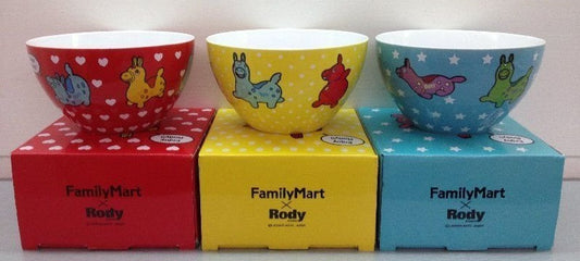 Rody Taiwan Family Mart Limited 3 Ceramics Bowl Set - Lavits Figure
