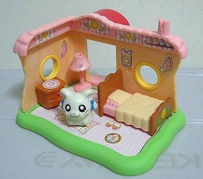 Epoch Hamtaro And Hamster Friends White Bijou Mini House Figure Play Set - Lavits Figure
 - 1