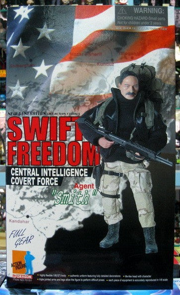 Dragon 12" 1/6 Swift Freedom Central Intelligence Convert Force Agent Smith Action Figure - Lavits Figure
 - 1