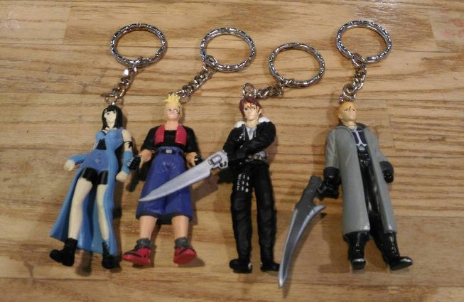 Banpresto Final Fantasy VIII 4 Mascot Key Holder Chain Strap Figure Used - Lavits Figure
 - 1