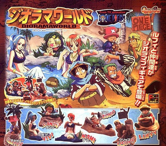 Bandai One Piece Gashapon Dioramaworld Part 1 7 Figure Set - Lavits Figure
