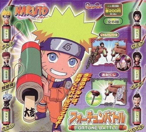 Bandai Naruto Shippuden Gashapon Fortune Battle 6 Mascot Strap Figure Set