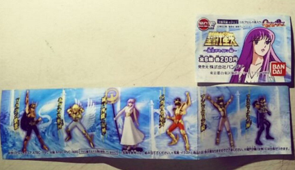 Bandai HGIF Saint Seiya Myth Cloth Gashapon Poseidon 6 Figure Set