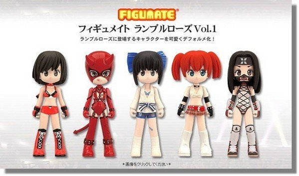 Konami Figumate Rumble Roses Vol 1 5 Figure Set