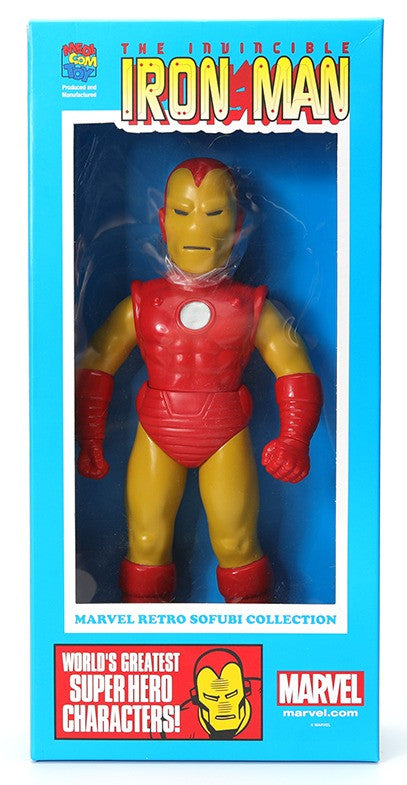 Medicom Toy Marvel Retro Sofubi Collection Iron Man 10" Vinyl Figure