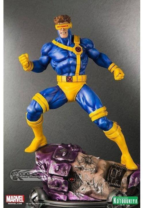 Kotobukiya Fine Arts X-Men Danger Room Session Cyclops Cold Cast Statue Figure Used - Lavits Figure
