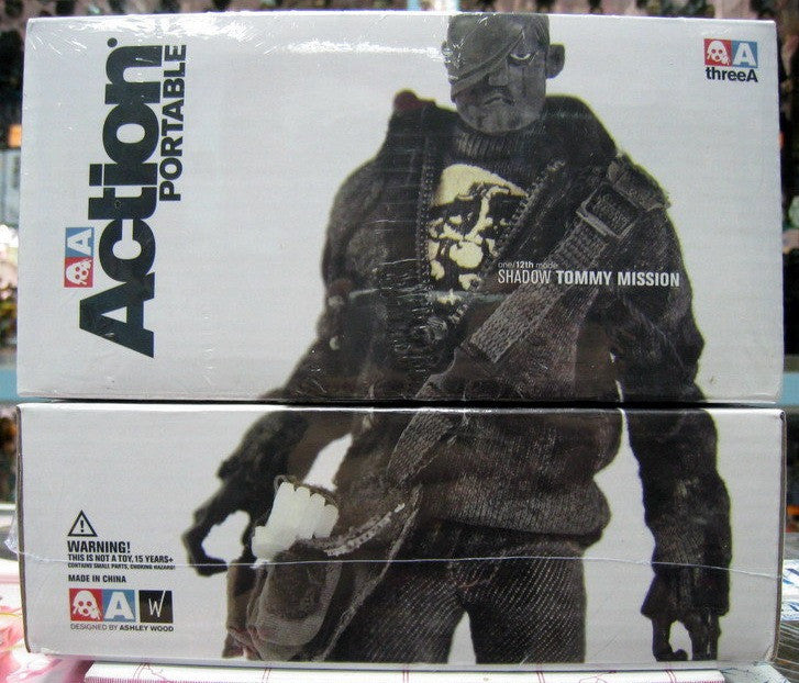 ThreeA 3A Toys 2010 Ashley Wood  Adventure Kartel Tommy Mission Shadow Ver 12" Vinyl Figure - Lavits Figure
