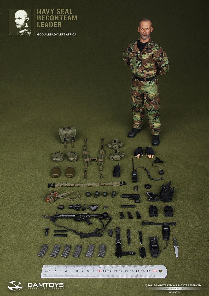 DamToys 1/6 12" Elite Series 93009 Navy Seal Reconteam Leader God Already Left Africa Action Figure - Lavits Figure
 - 2