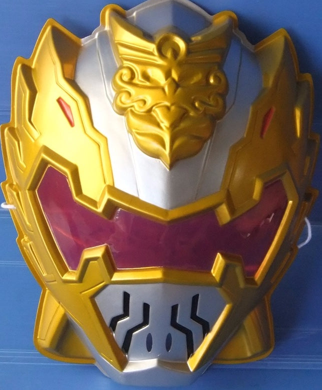 Toei Power Rangers Megaforce Goseiger Gosei Gold Fighter Plastic Mask