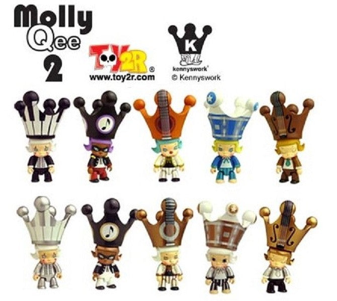 Toy2R Kenny's Work Kenny Wong Molly The Painter Molly Qee Series 2 10 Vinyl Figure Set - Lavits Figure
