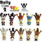Toy2R Kenny's Work Kenny Wong Molly The Painter Molly Qee Series 2 10+1 Secret 11 Vinyl Figure Set - Lavits Figure
 - 1