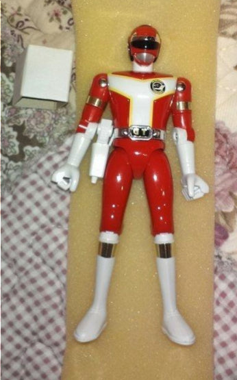 Bandai Power Rangers Kousoku Sentai Turboranger Chogokin Red Fighter Action Figure