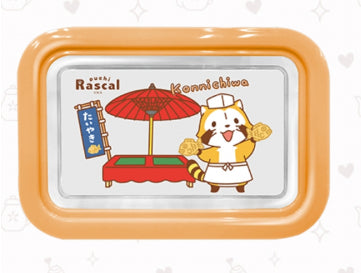 Puchi Rascal The Raccoon Desserts Taiwan 7-11 Limited Microwavable Glass Lunch Box Type E