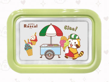 Puchi Rascal The Raccoon Desserts Taiwan 7-11 Limited 6 Microwavable Glass Lunch Box Set