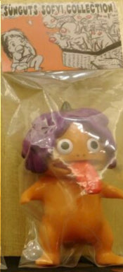 Sunguts Uraname Orange Body Purple Hair Ver 4" Vinyl Figure