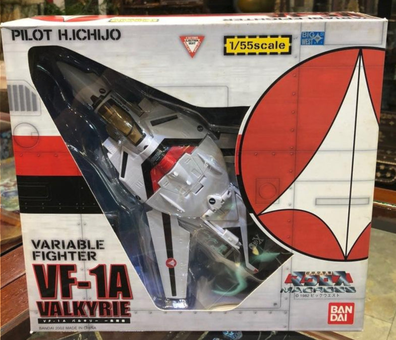 Bandai 1/55 Robotech Macross VF-1A Variable Fighter Valkyrie Pilot H.Ichijo Action Figure