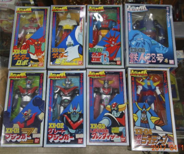 Bandai Super Robot Battle XX-01~08 8 Action Figure Set