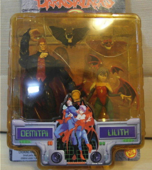 Toybiz Capcom Vampire Savior Darkstalkers Demitri & Lilith Trading Figure