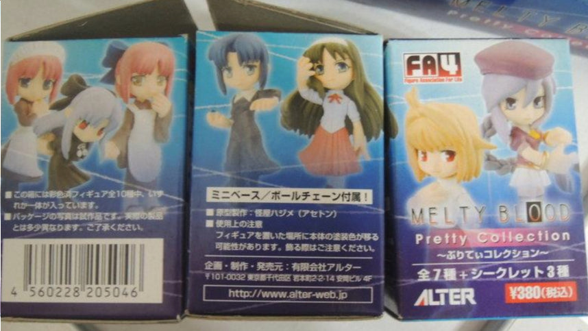 Alter FA4 Type-Moon Melty Blood Pretty Collection 7+3 Secret 10 Trading Figure Set Used