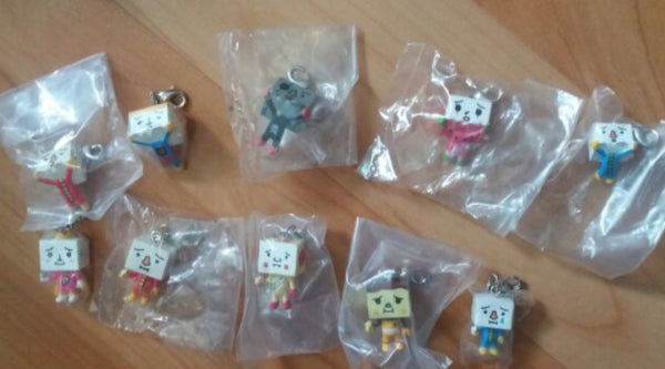 Yujin 2003 To Fu Oyako Gashapon 10 Mascot Strap Figure Set