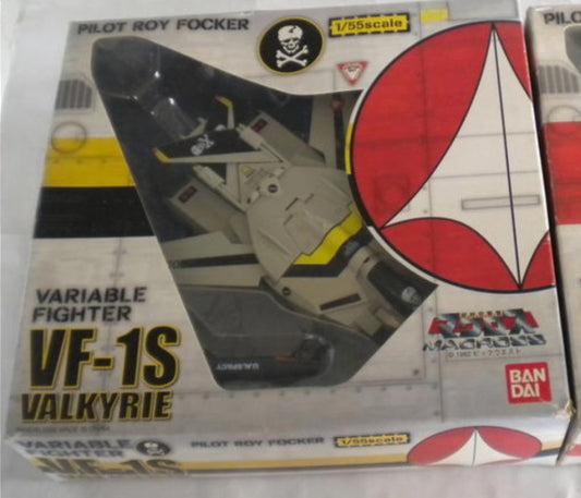 Bandai 1/55 Robotech Macross VF-1S Variable Fighter Valkyrie Action Figure