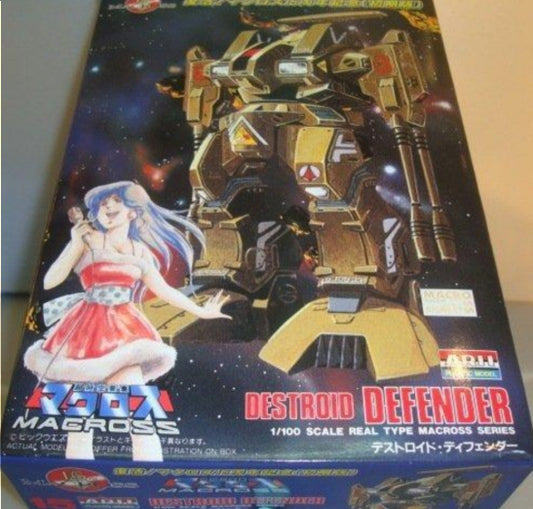 ARII 1/100 Robotech Macross Real Type Series No 15 Destroid Defender Plastic Model Kit Figure