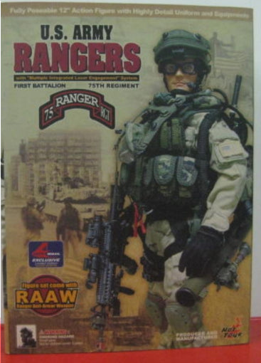 Hot Toys 1/6 12" U.S. Army Rangers Action Figure Type A