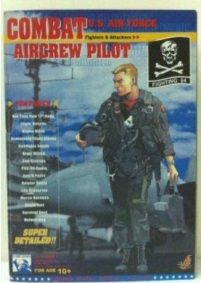 Hot Toys 1/6 12" U.S. Air Force Combat Aircrew Pilot White Ver Action Figure