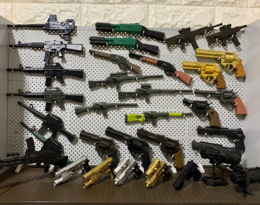 The Gun Gashapon 33 Trading Collection Figure Set Used