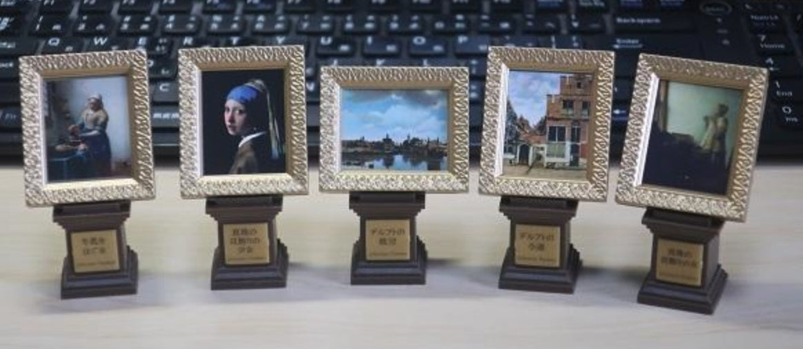 Yell Gashapon Miniature Art Gallery Vermeer Ver 5 Collection Figure Set