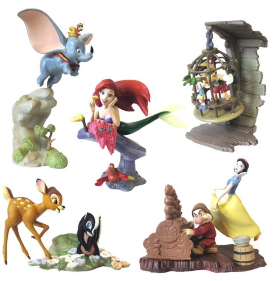 Tomy Disney Fantastic Gallery Part 1 5 Trading Figure Set