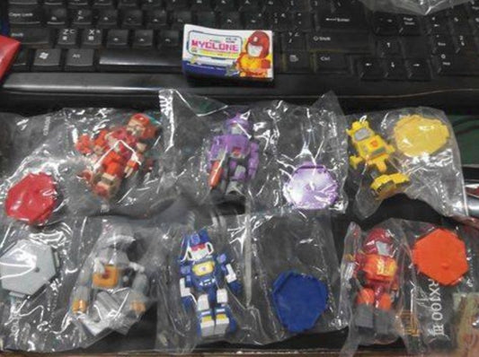 Takara Myclone Transformers Part 2 6 Mini Action Trading Figure Set
